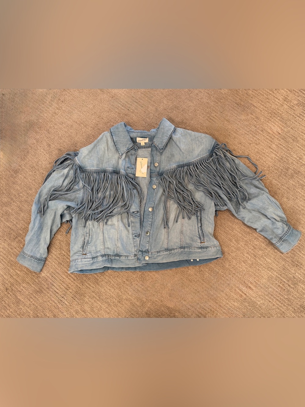 Universal Thread fringe denim jacket size 1X